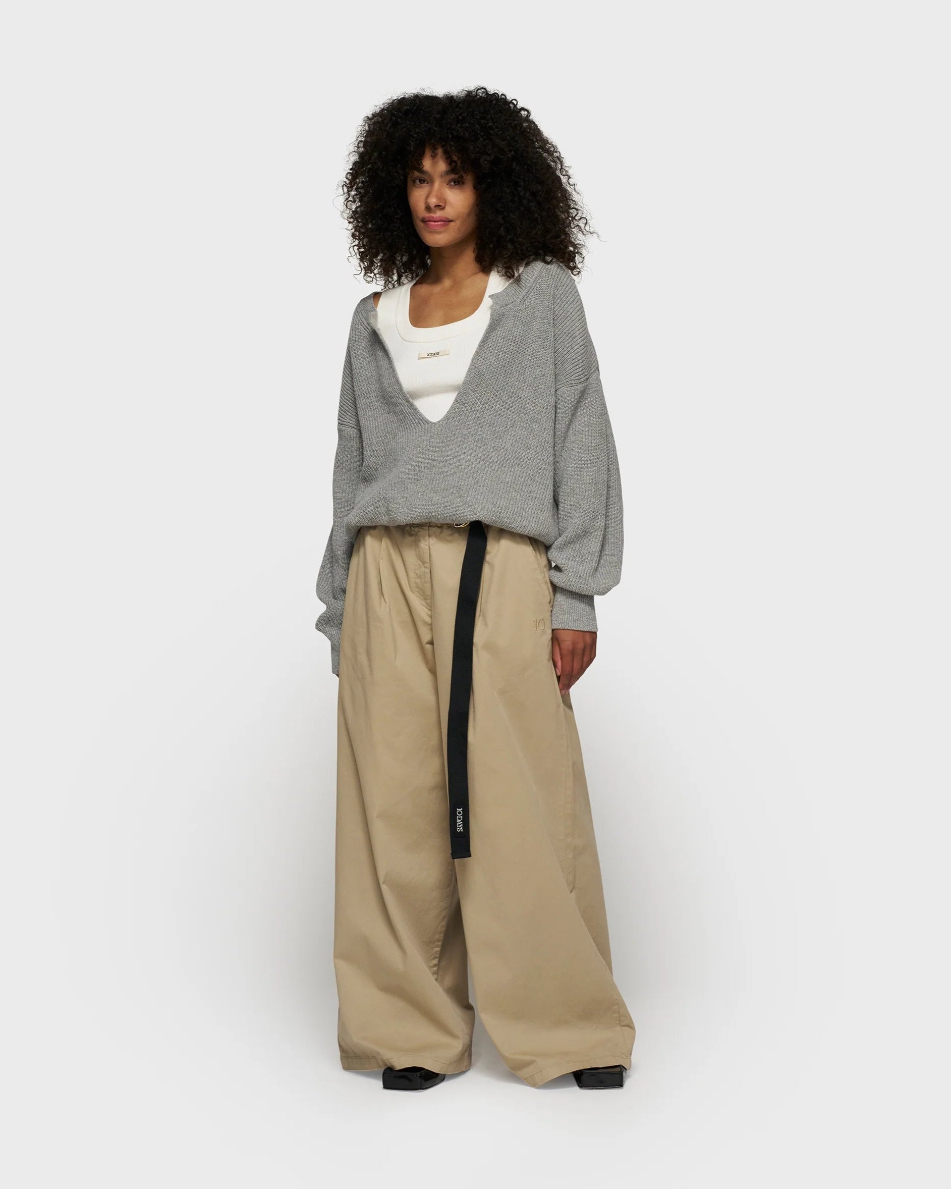 10DAYS Wide Pants Twill Blazers & Jasjes