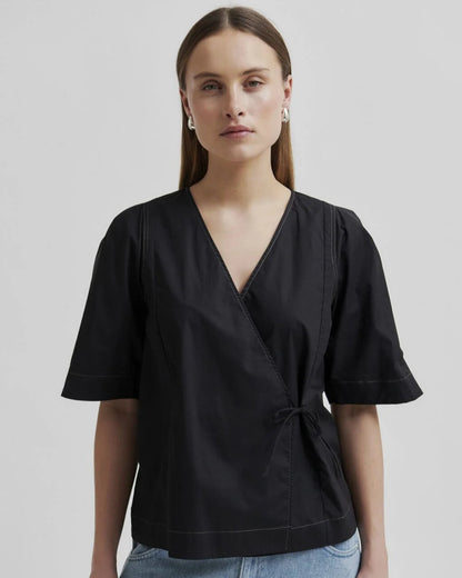 Second Female Pera Wrap Blouse Blouses