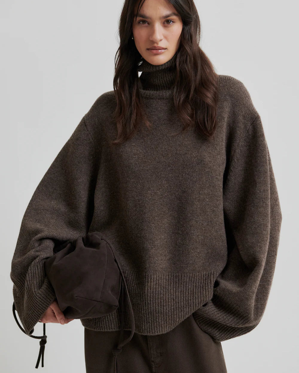 Second Female Alpha Knit T-Neck Truien & Vesten