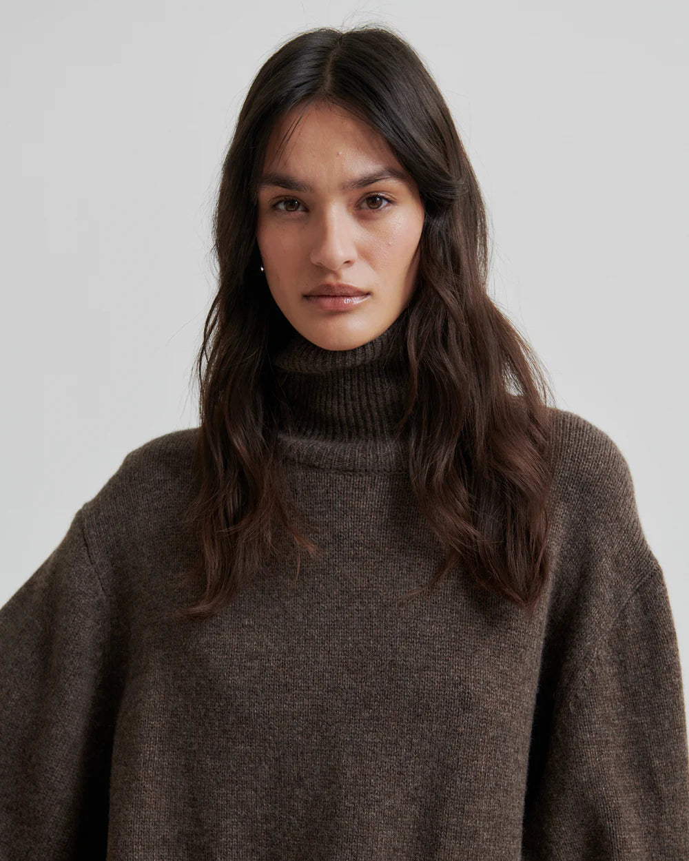 Second Female Alpha Knit T-Neck Truien & Vesten