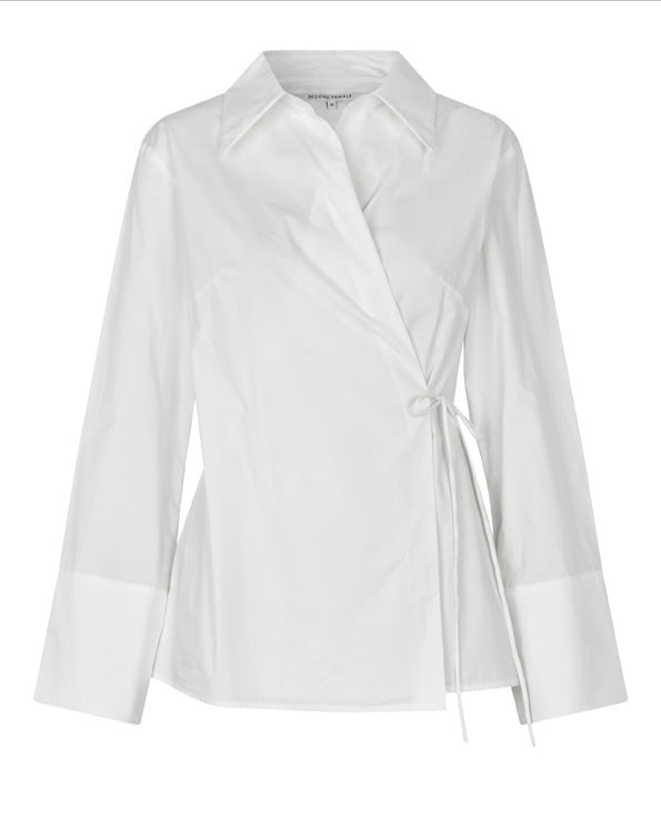 Second Female Noova Wrap Shirt White