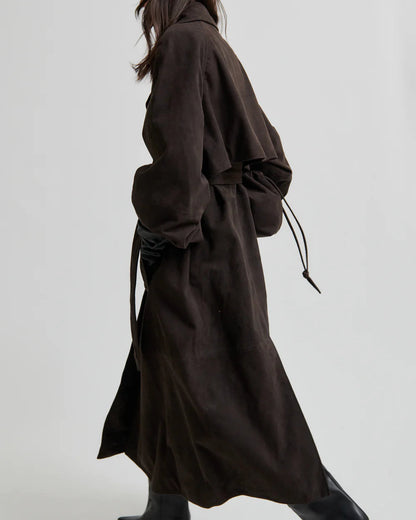 Second Female Noomi Suede Trenchcoat Jassen