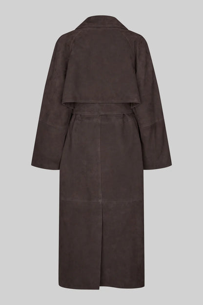 Second Female Noomi Suede Trenchcoat Jassen