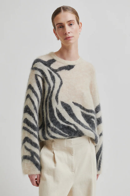 Second Female Zarah Knit O-Neck Truien & Vesten