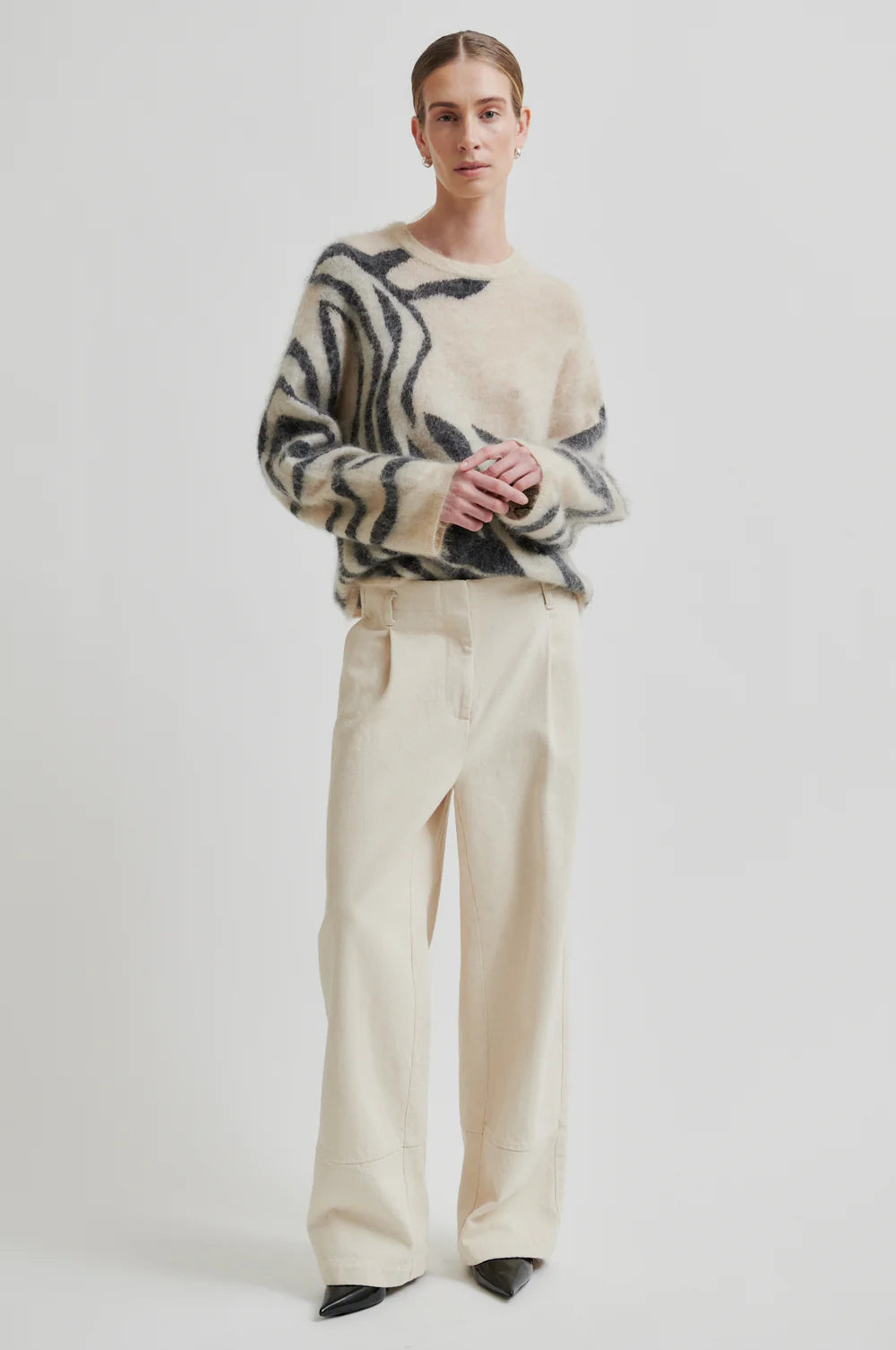 Second Female Zarah Knit O-Neck Truien & Vesten