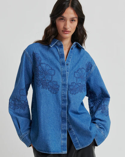Second Female Cornelia Denim Blouse Jeans