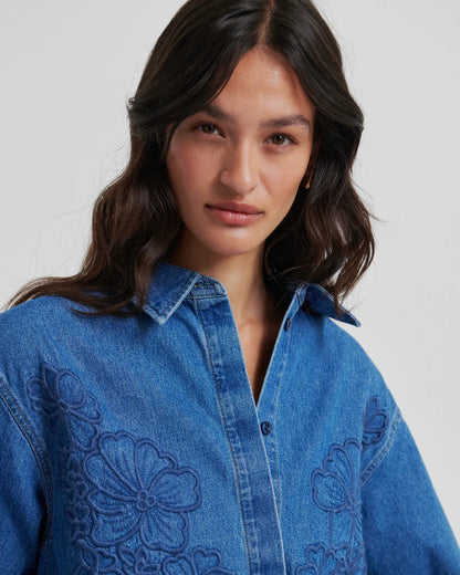 Second Female Cornelia Denim Blouse Jeans