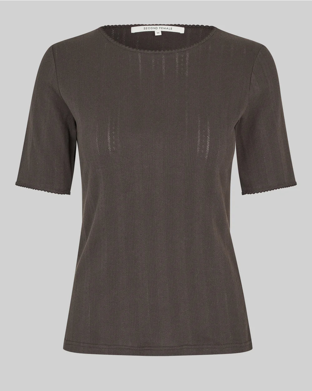 Second Female Rosia SS T-Shirt Chocolate Torte