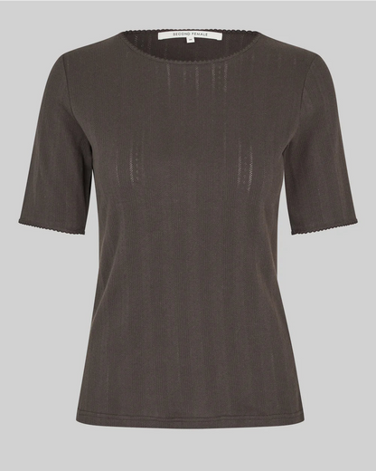Second Female Rosia SS T-Shirt Chocolate Torte