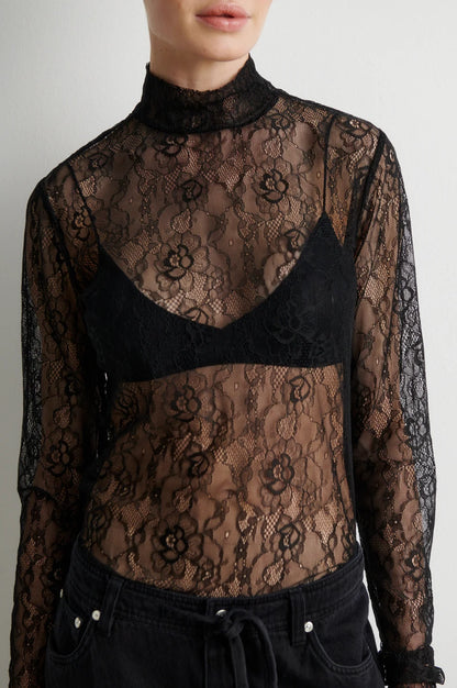 Second Female Luria LS Lace Tee