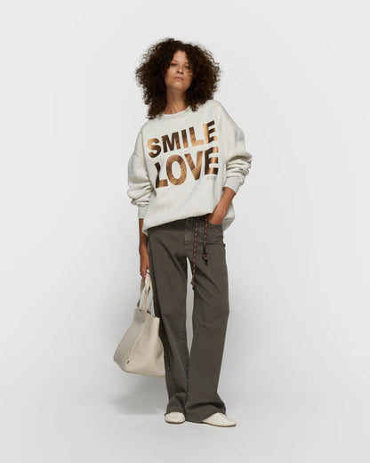 10DAYS Statement Sweater Smile Love Truien & Vesten
