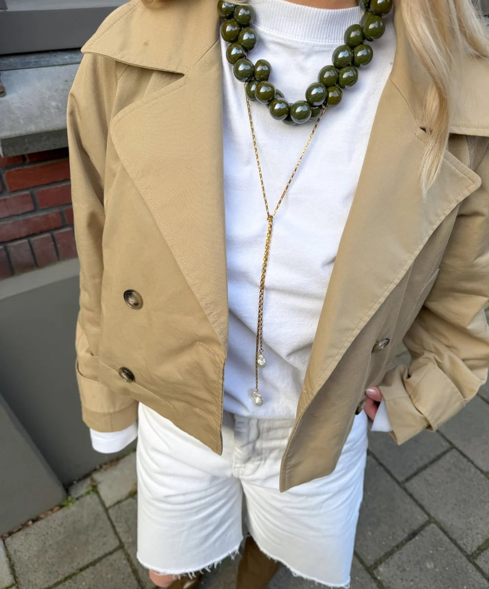 Le Veer Twin Pearl Ketting Accessoires