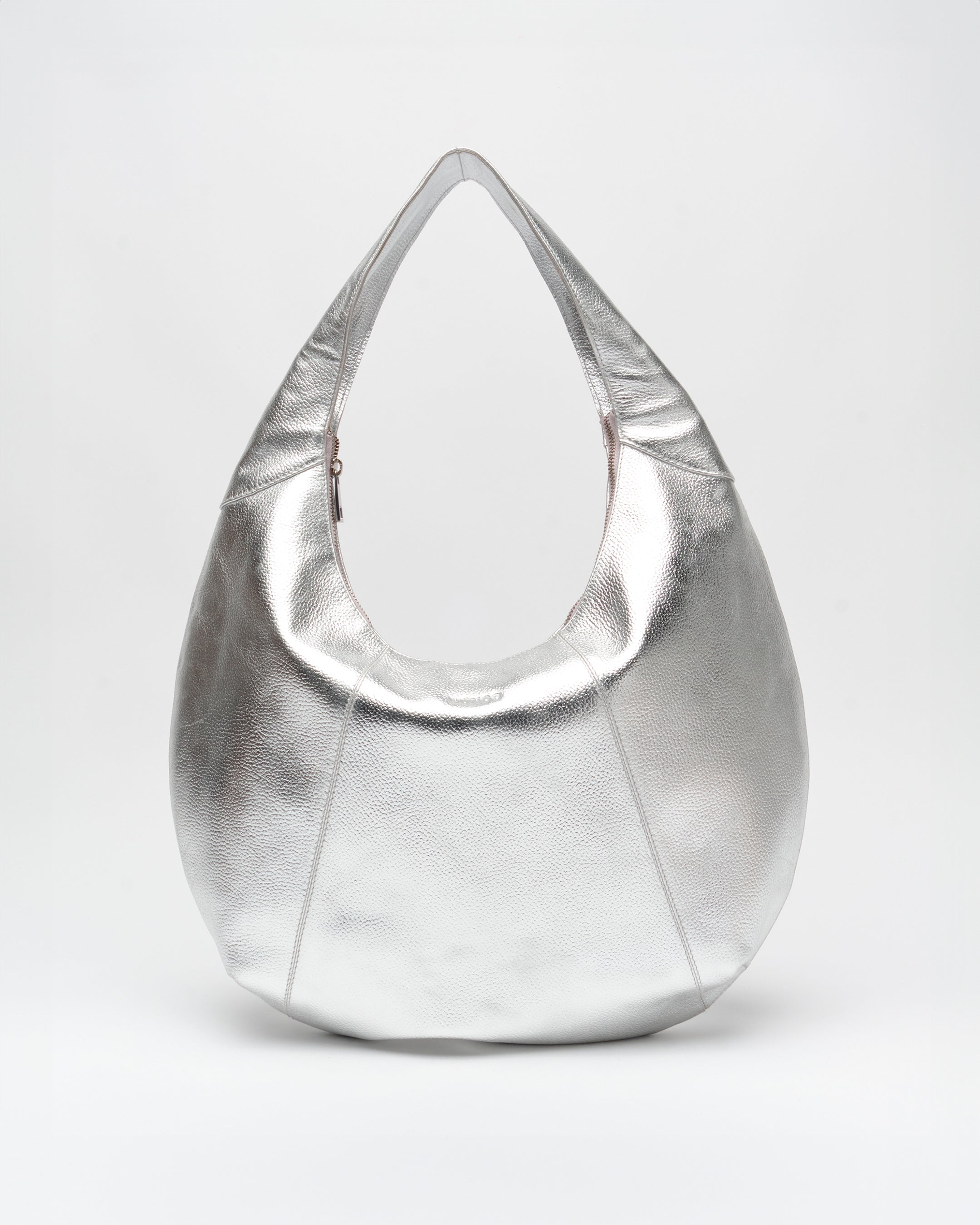 Núnoo Small Gabi Metallic Silver Tassen