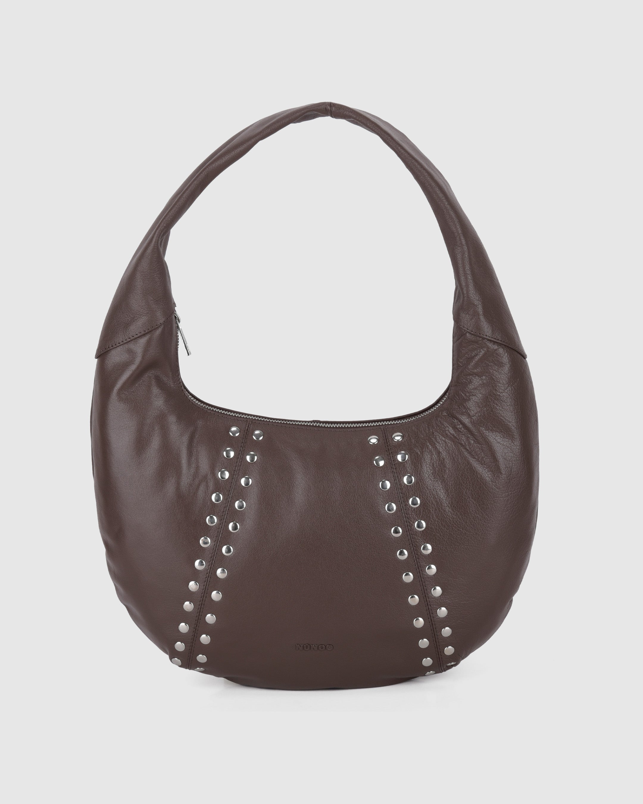 Núnoo Small Gabi Rivet Mountain Dark Brown Tassen