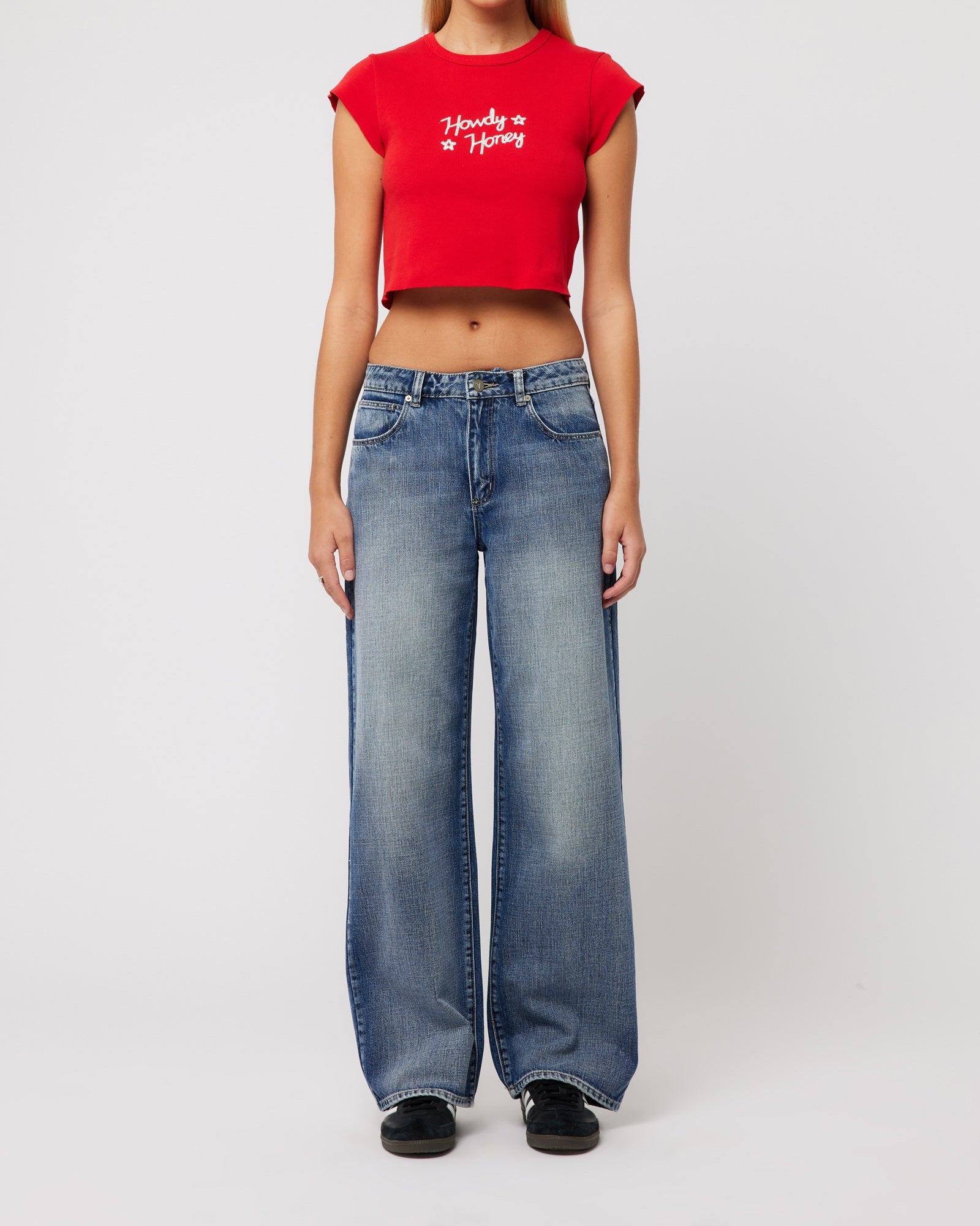 Abrand 95 Mid Baggy Keira Mid Vintage Indigo Jeans
