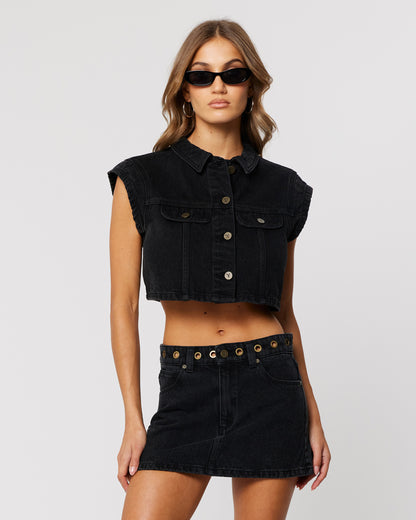 Abrand My Rose Shacket Tops