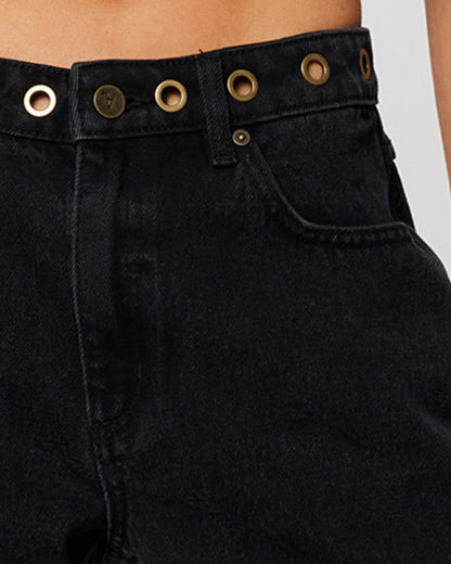 Abrand 95 Mid Baggy Eyelet Jeans