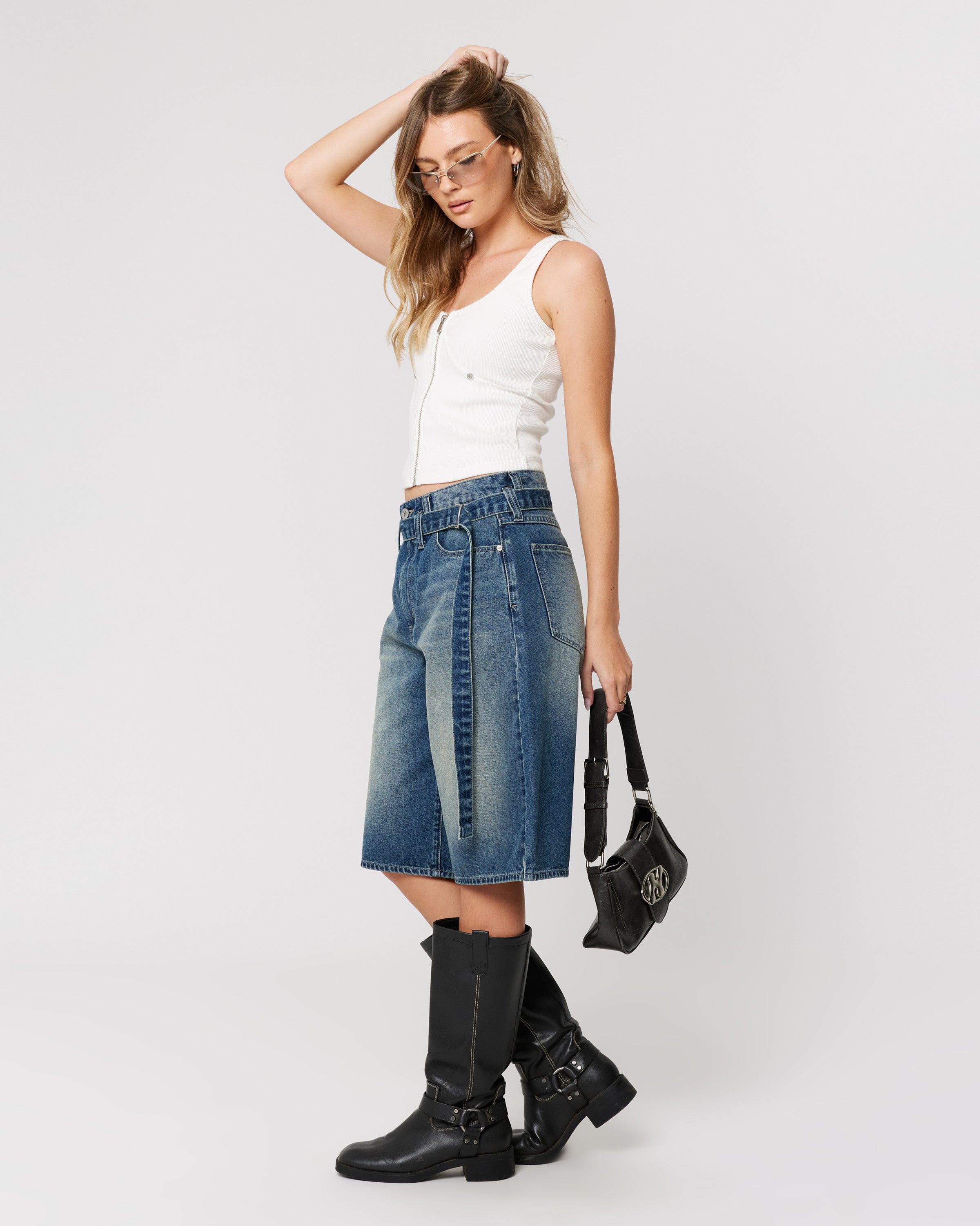 Abrand 95 Mid Super Baggy Jort Jeans