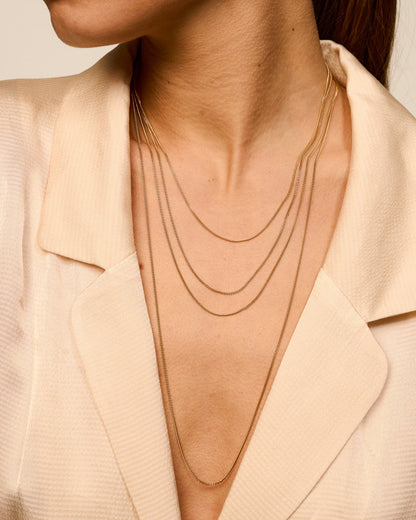 Anna + Nina Gourmet Plain Ketting