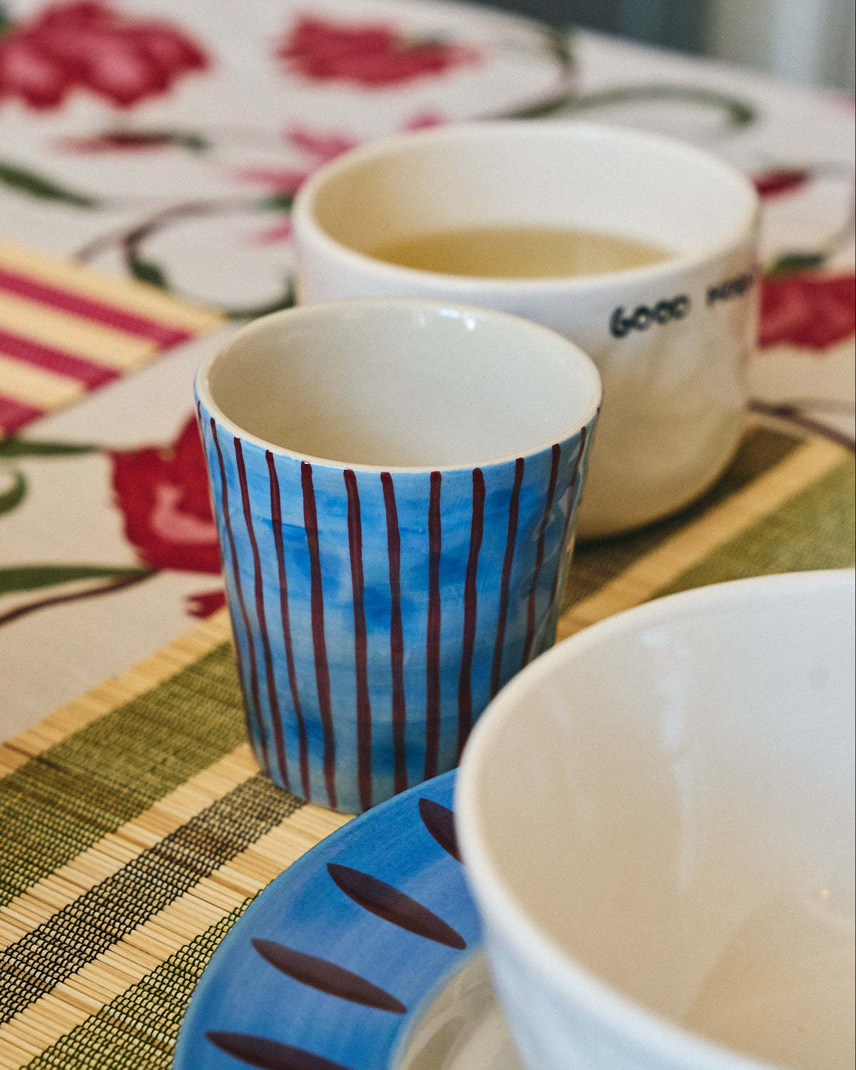 Anna + Nina Stripe Affair Coffee Cup Set of 2