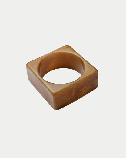 BOW19 Big XL Square Bracelet Camel