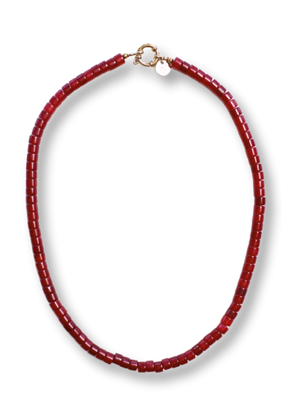 Moos Burgundy Necklace
