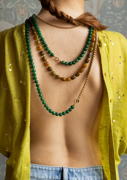 Bobby Forest Green Necklace