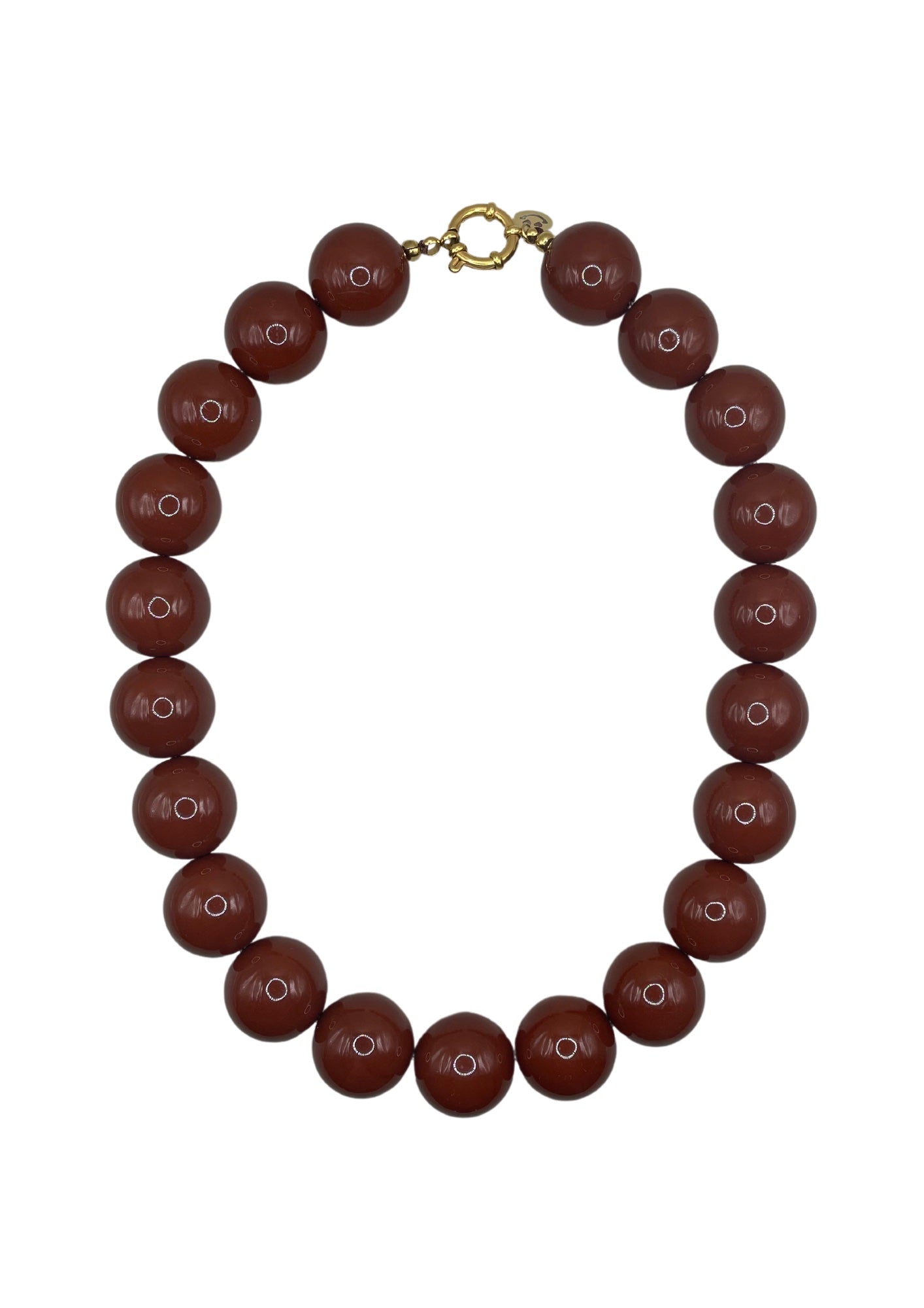 Bonnie Studios Wilma Necklace Dark Brown Sieraden