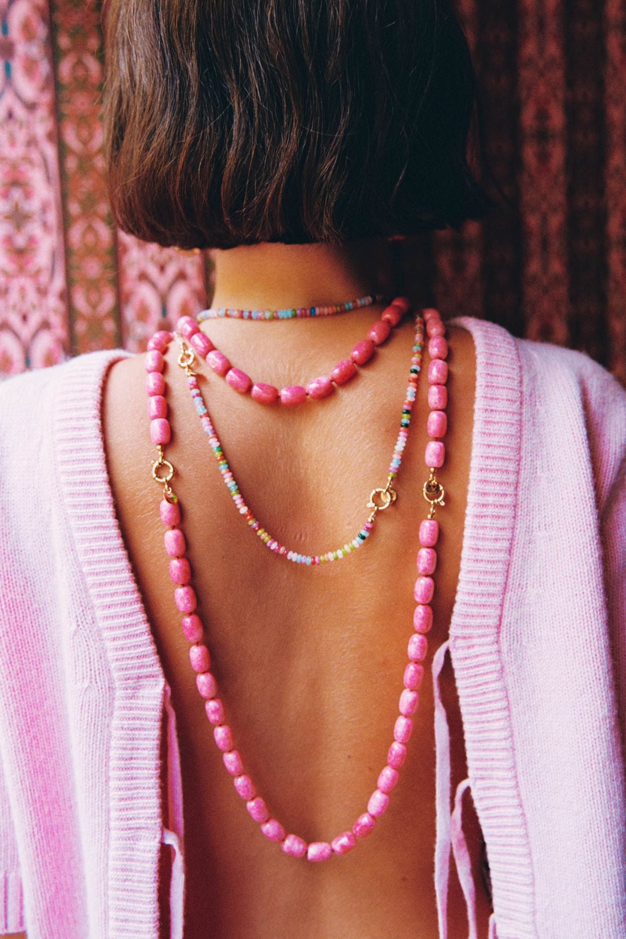 Bonnie Studios William Pink Necklace Sieraden