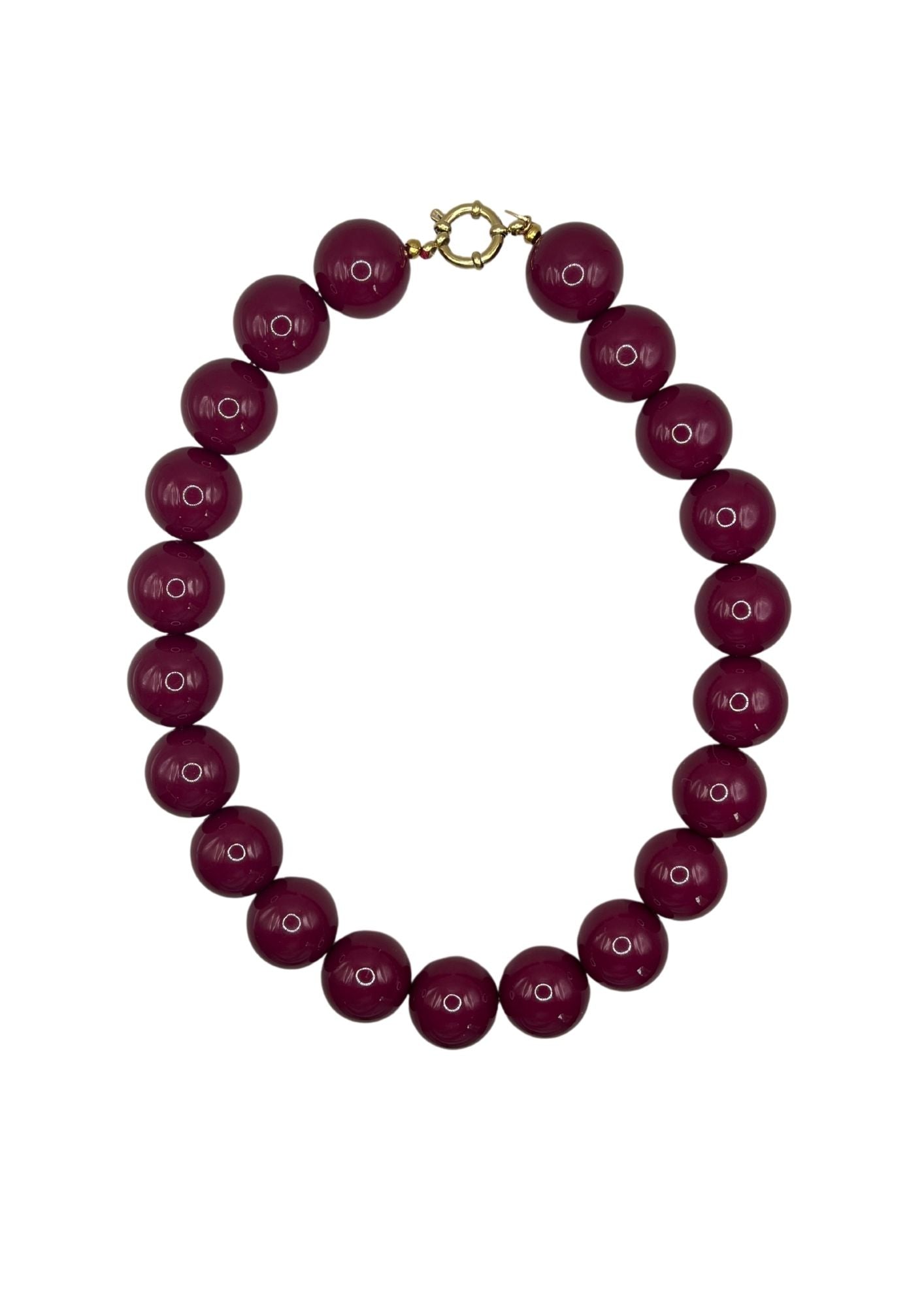 Bonnie Studios Wilma Necklace Aubergine Sieraden