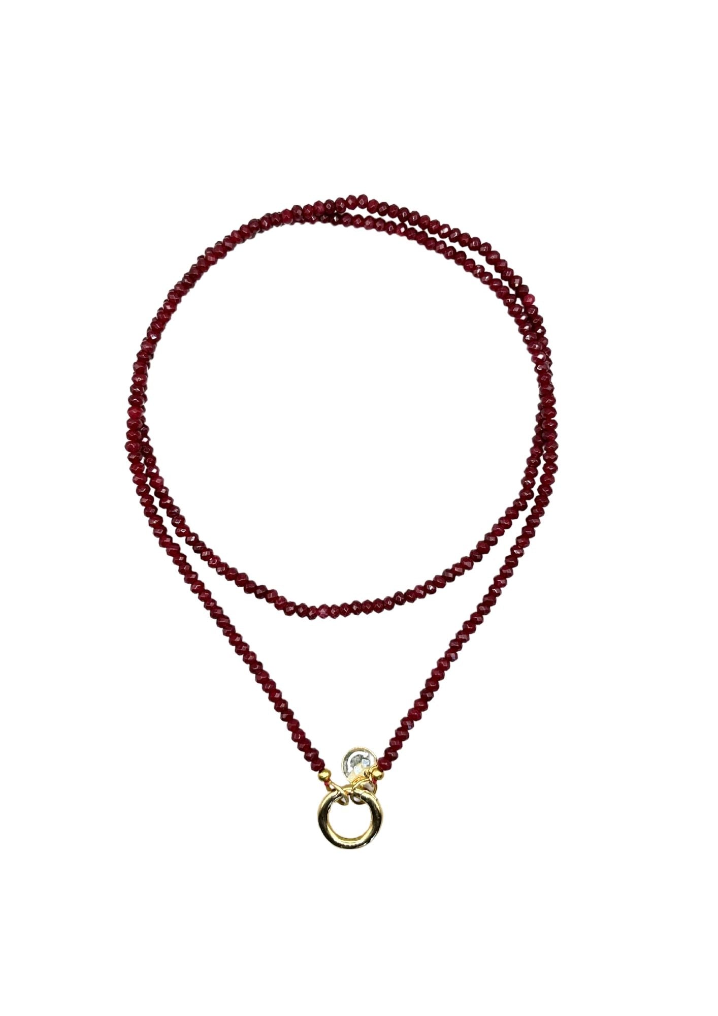 Bonnie Studios Roger Red Long Necklace Sieraden