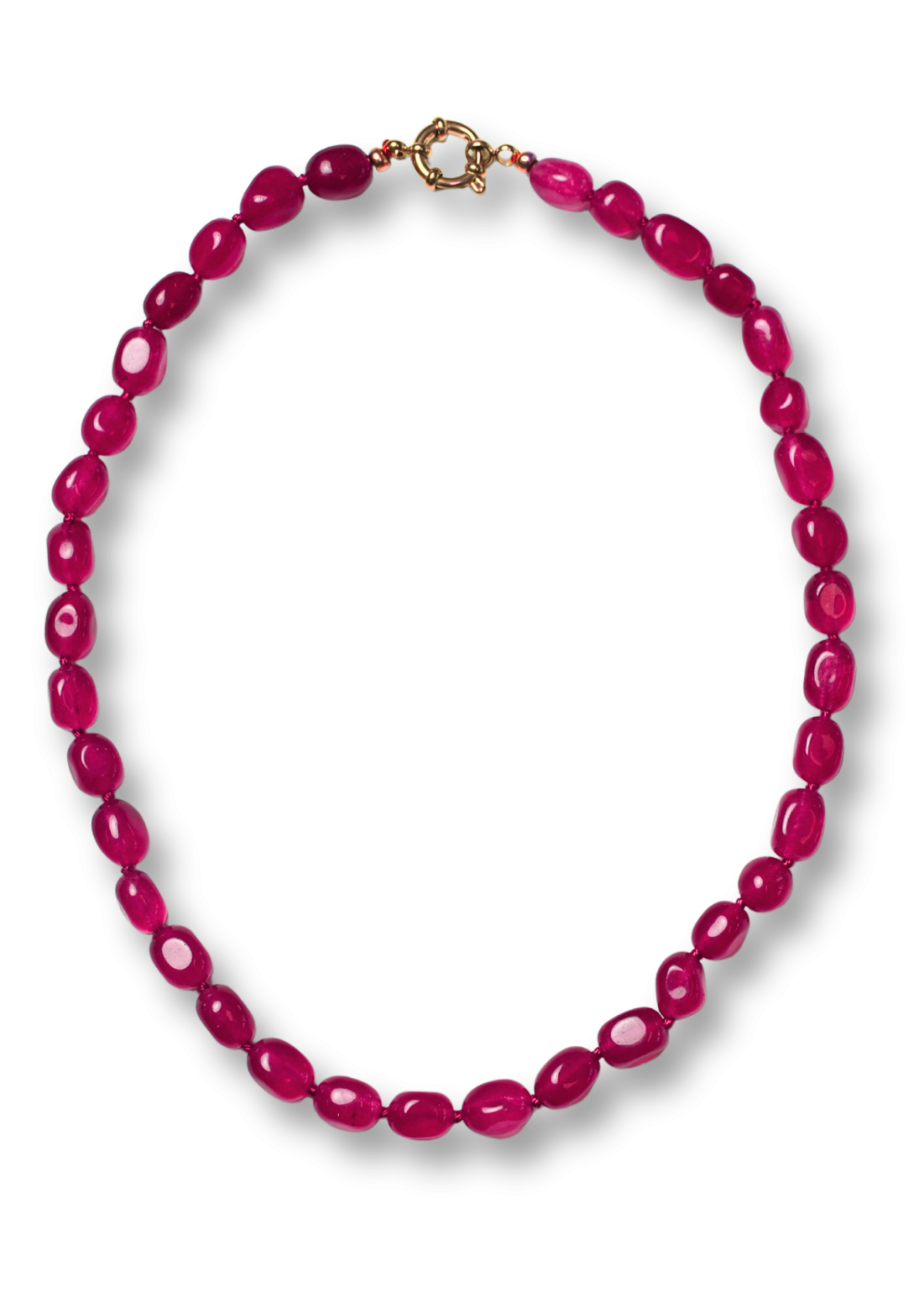 Bonnie Studios Bobby Burgundy Necklace