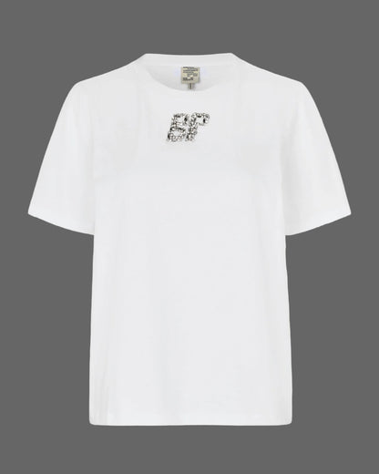 Baum und Pferdgarten Jawo Rhinestone T-shirt White Rhinestones