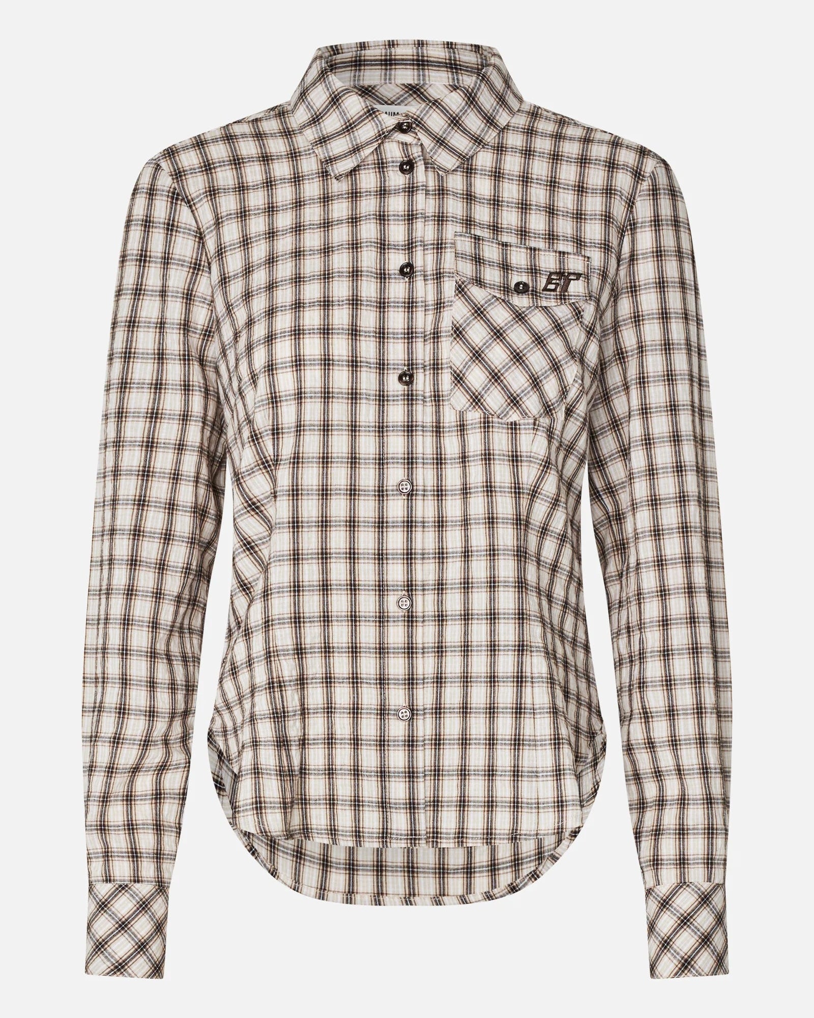 Baum und Pferdgarten Mena Blouse Creme Mini Check Blouses