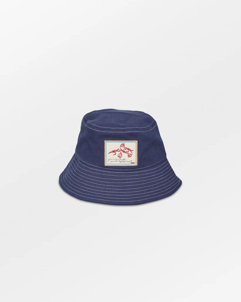 Becksöndergaard Canvas Bucket Hat Navy Blue