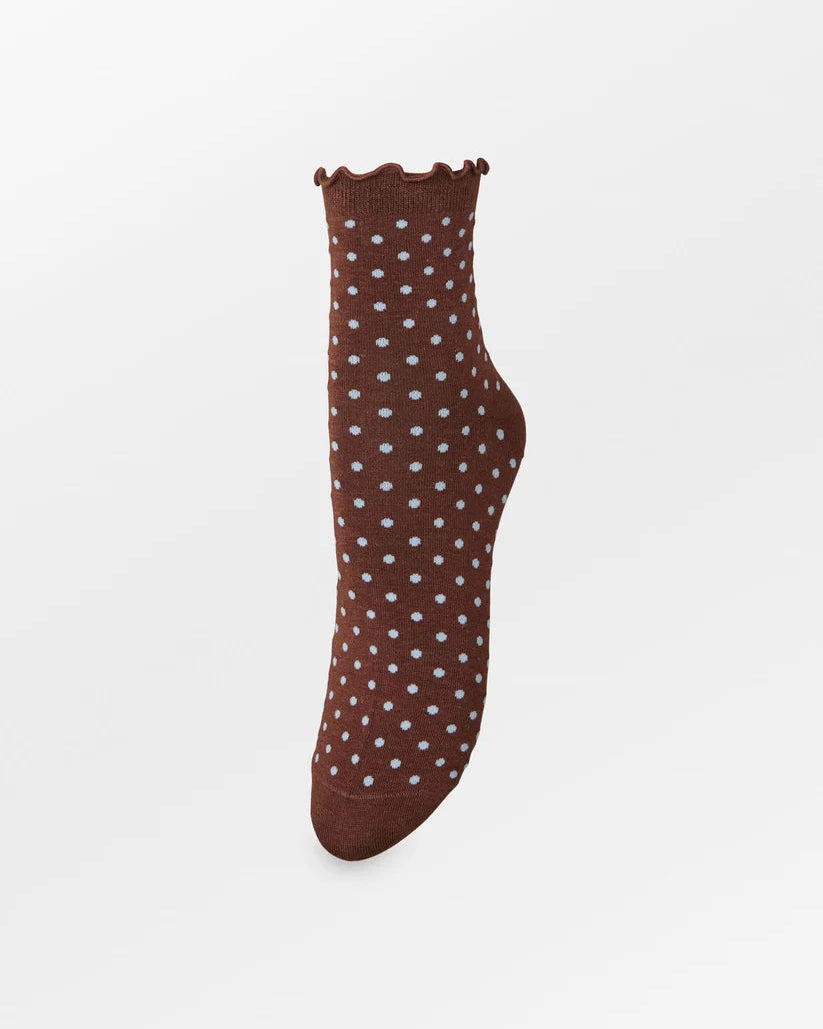 Becksöndergaard Dotted Frilla Short Sock