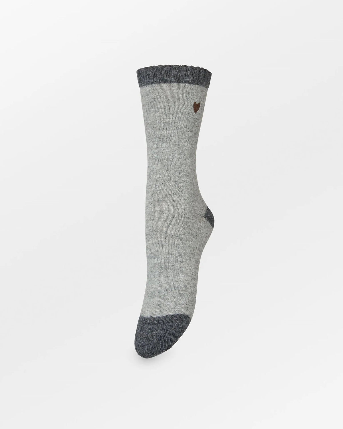 Becksöndergaard Hearty Wola Sock Grey Melange One Size