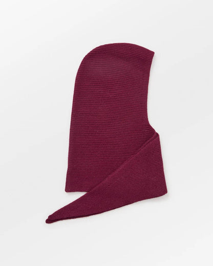 Becksöndergaard Tie Balaclava Fig Red One Size