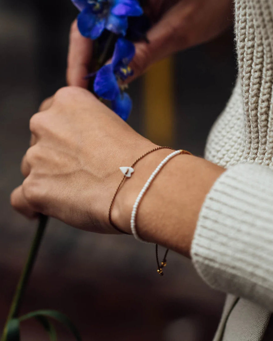 One Row Pearl Bracelet