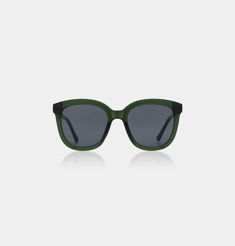 A.KJÆRBEDE Bril Billy Dark Green Transparent One Size Accessoires