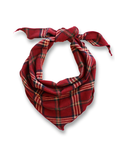 Bonnie Studios AW Plaid Scarf Red