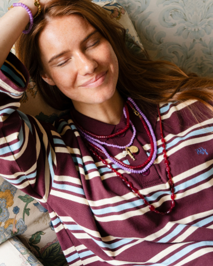 Bonnie Studios Moos Burgundy Necklace