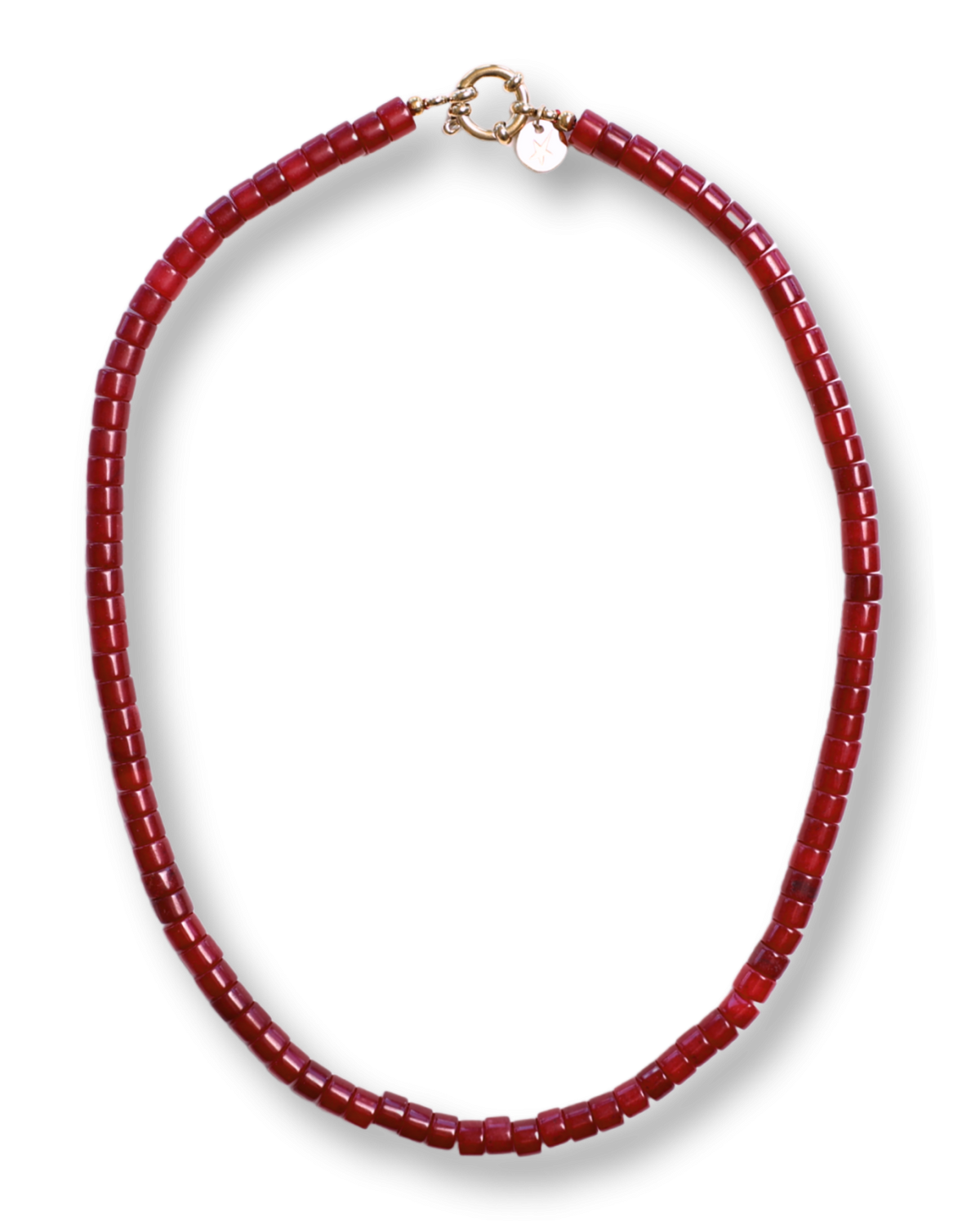 Bonnie Studios Moos Burgundy Necklace