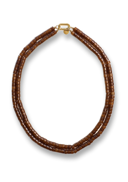 Bonnie Studios Moos Double Brown Necklace
