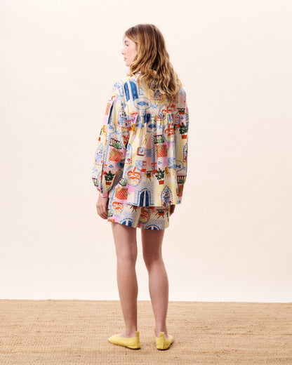 FRNCH Lapis Short Broeken