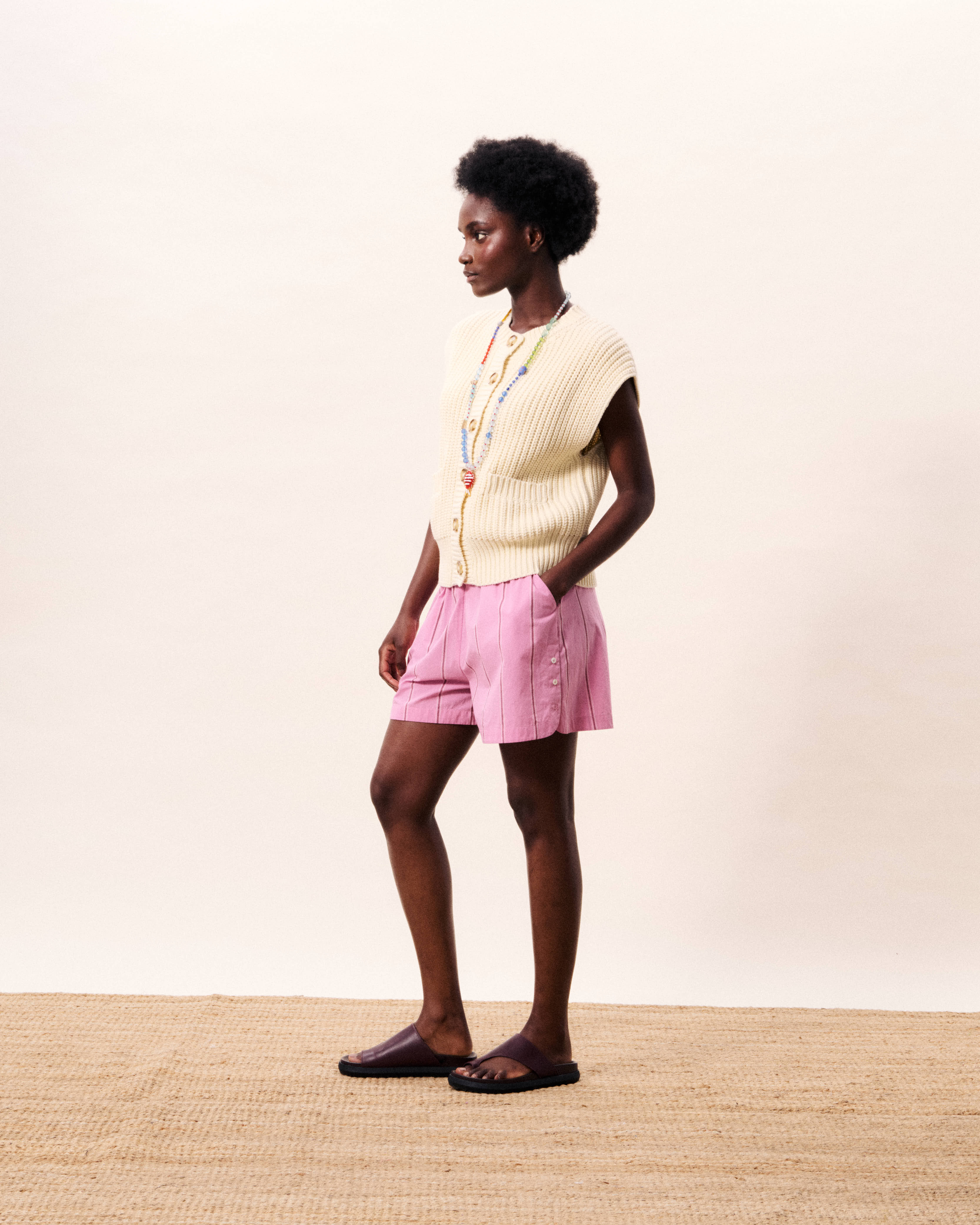 FRNCH Natalie Gebreid Gilet Truien & Vesten