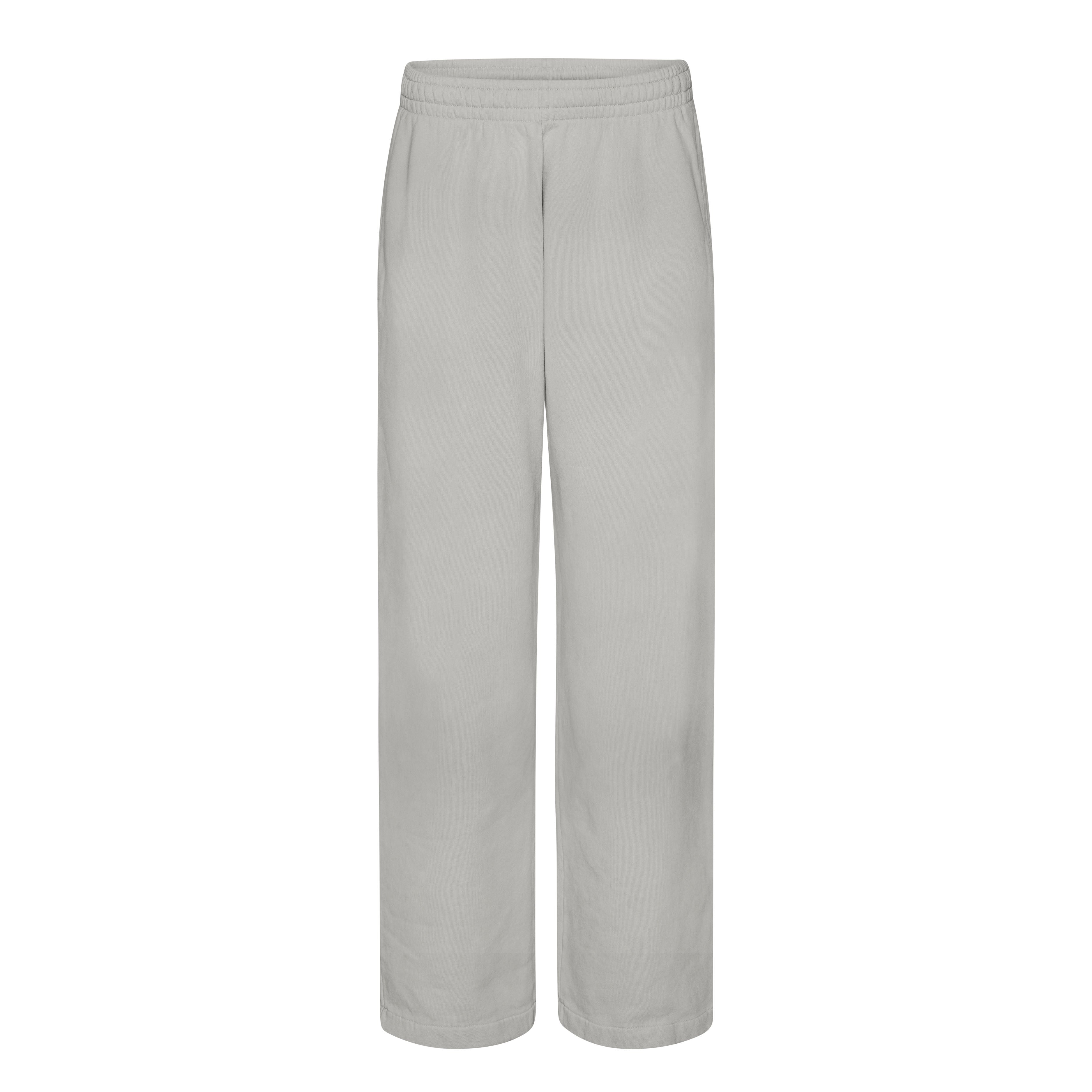 Colorful Standard Straight Leg Sweatpants Faded Grey Broeken
