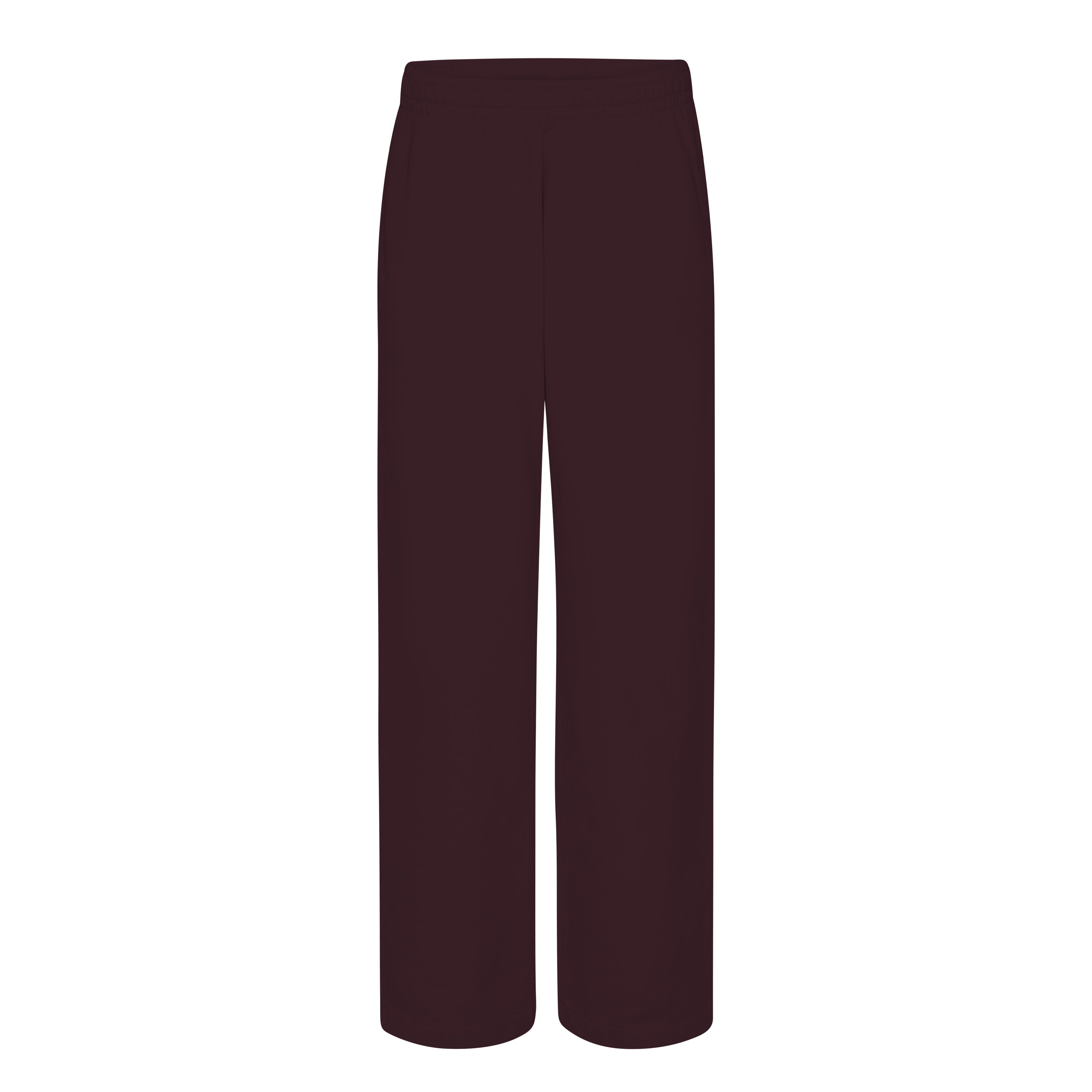 Colorful Standard Straight Leg Sweatpants Oxblood Red Broeken