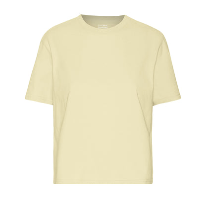 Colorful Standard T-shirt Boxy cropped Soft Yellow T-shirts