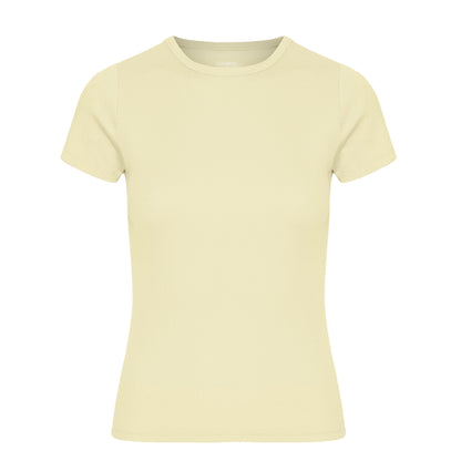 Colorful Standard Organic Rib SS T-Shirt Soft Yellow T-shirt